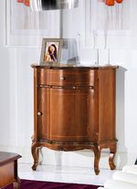 Kommode mit Intarsien-Arbeiten an den Fronten KIRSCHBAUM